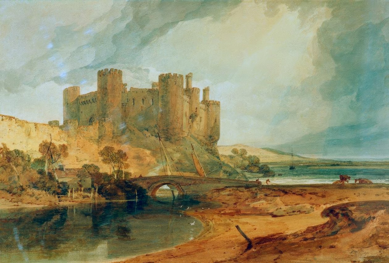 Conwy Castle af Joseph Mallord William Turner