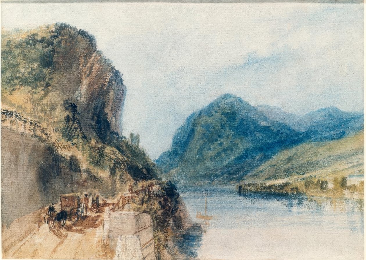 Drachenfels af Joseph Mallord William Turner