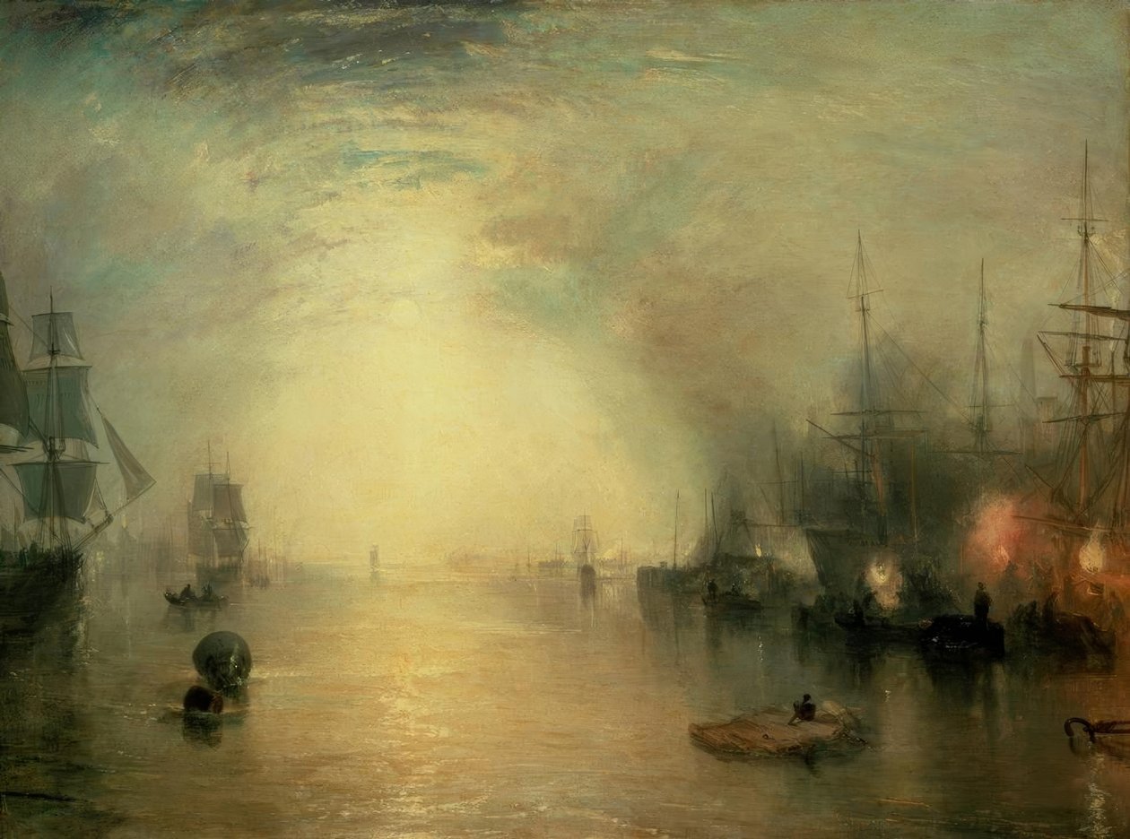 Kølmænd hæver i kul ved måneskin af Joseph Mallord William Turner