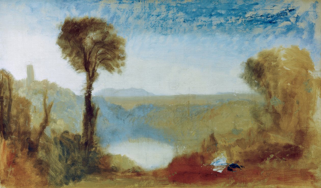 Nemi -søen af Joseph Mallord William Turner