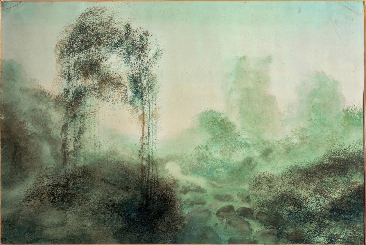 Landskab i tågen af Joseph Mallord William Turner