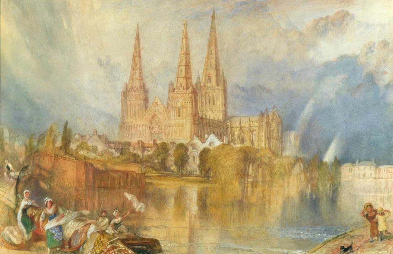 Lichfield, Staffordshire af Joseph Mallord William Turner