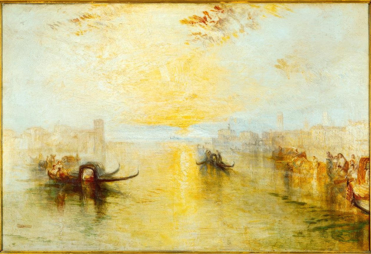 St. Benedetto, med udsigt mod Fusina af Joseph Mallord William Turner