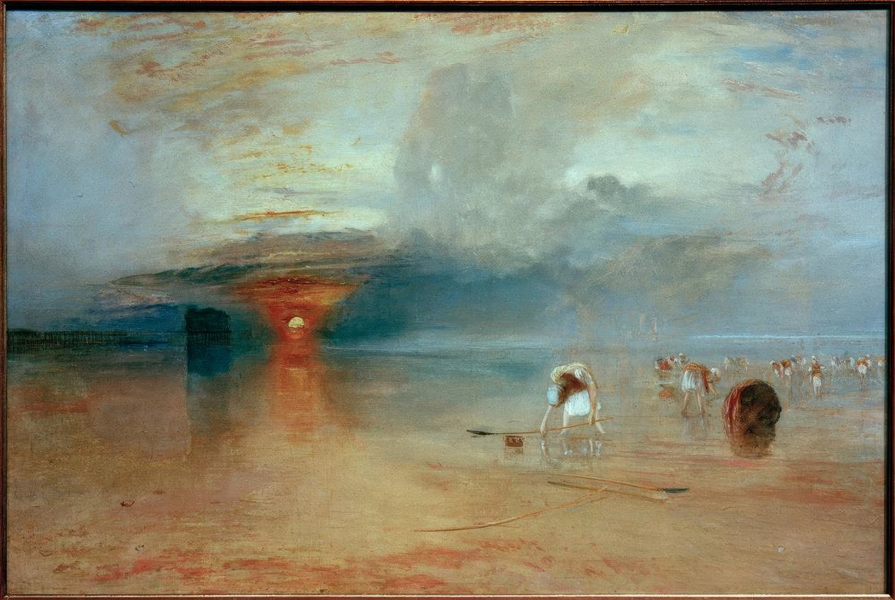 Calais strand, lavvande. Franske gifte være af Joseph Mallord William Turner