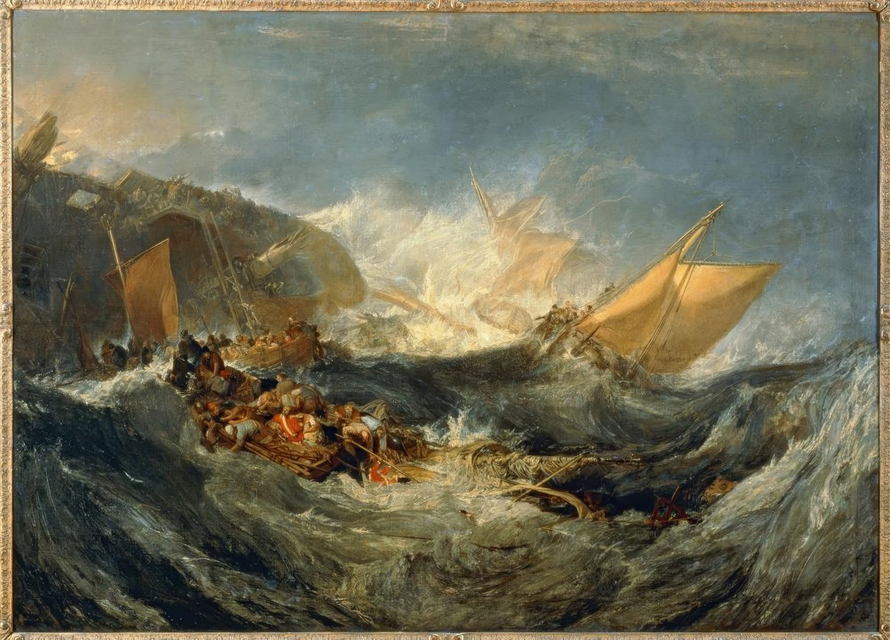 Vraget af et transportskib af Joseph Mallord William Turner