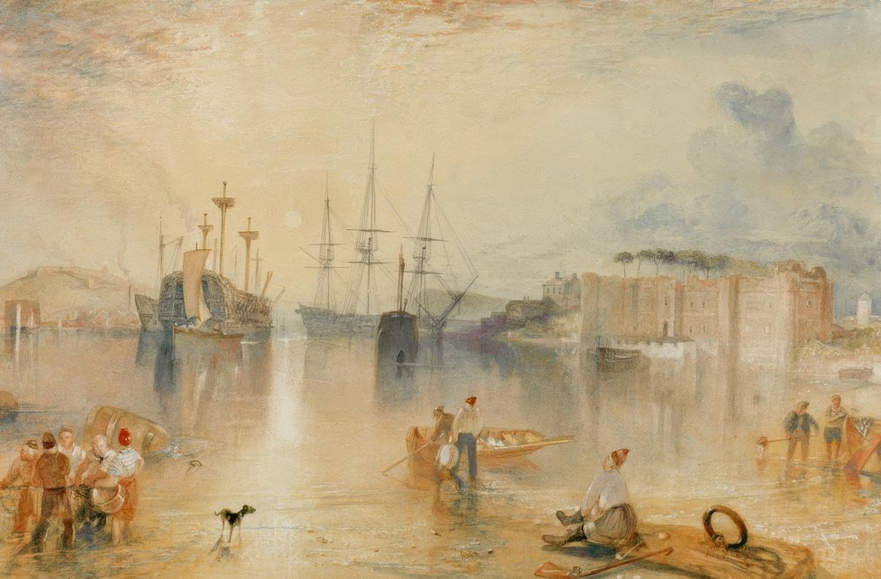 Upnor Slot af Joseph Mallord William Turner