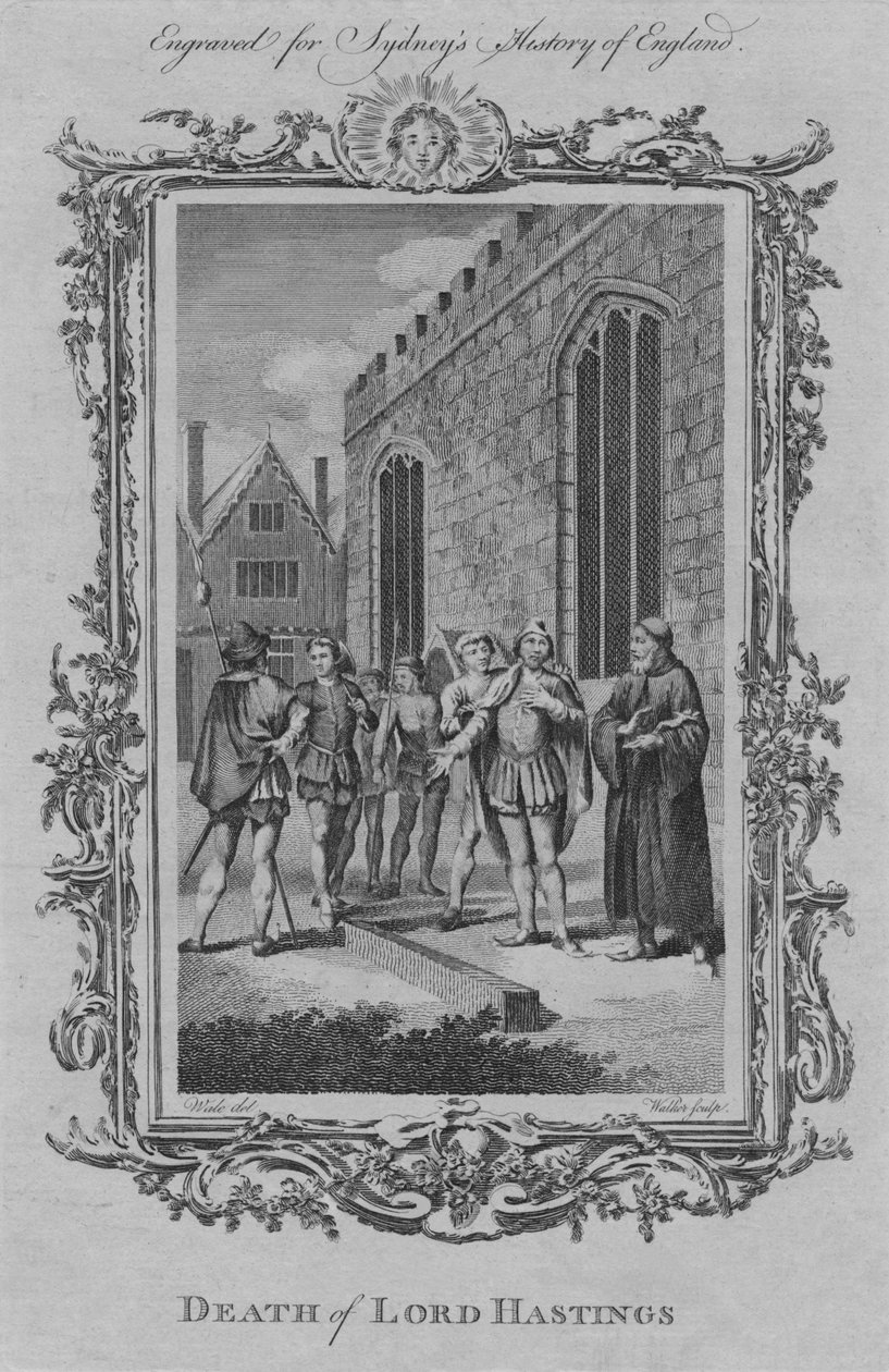Lord Hastings død, 1773. af William Walker