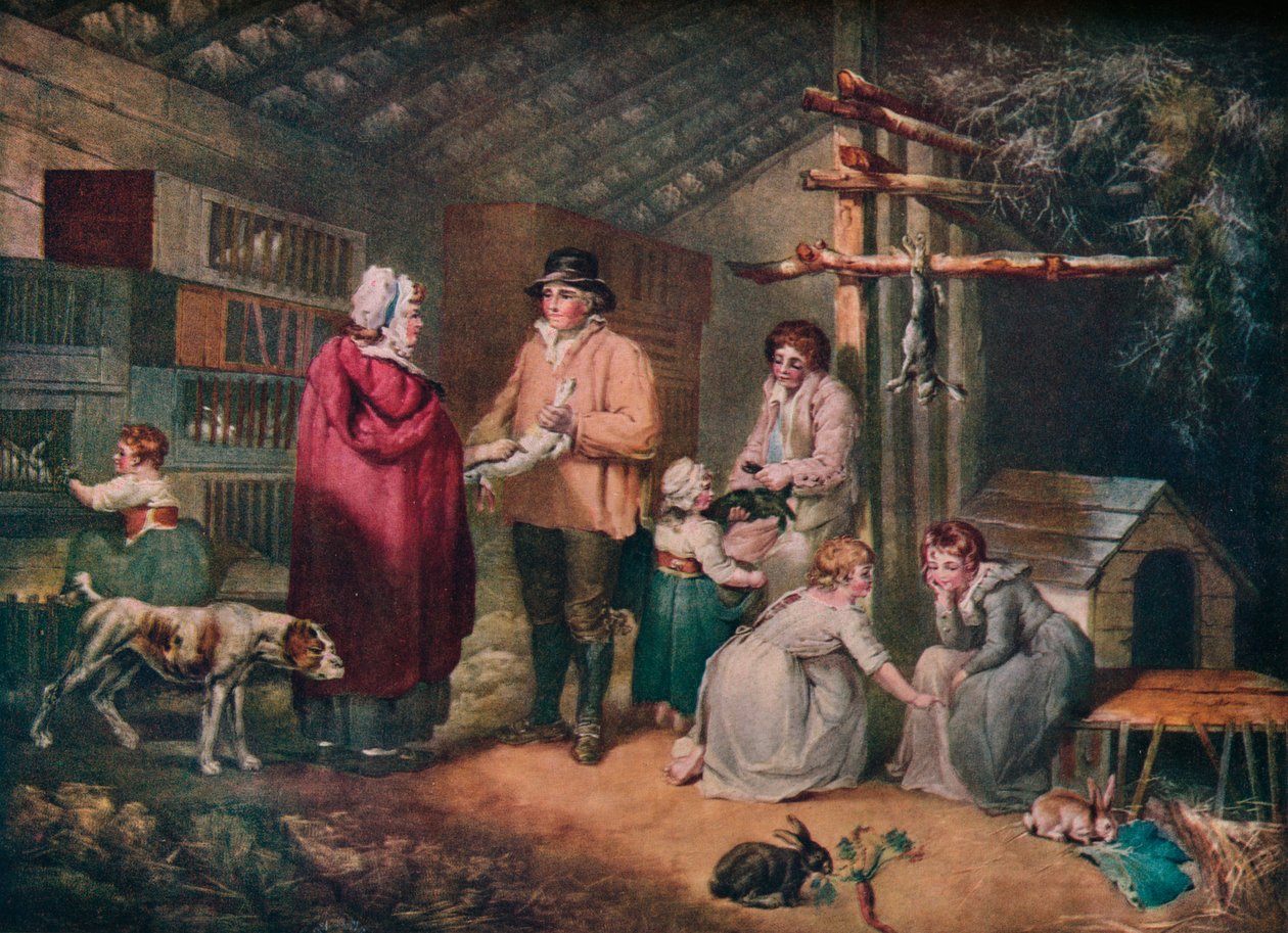 Sælger kaniner, 1796, 1919 af William Ward
