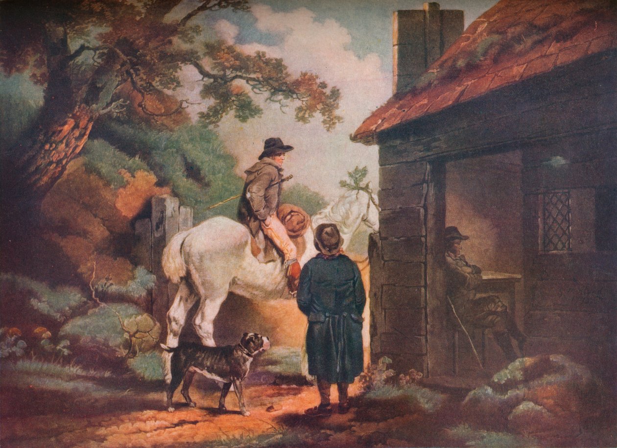 Turnpike Gate, c1805 af William Ward