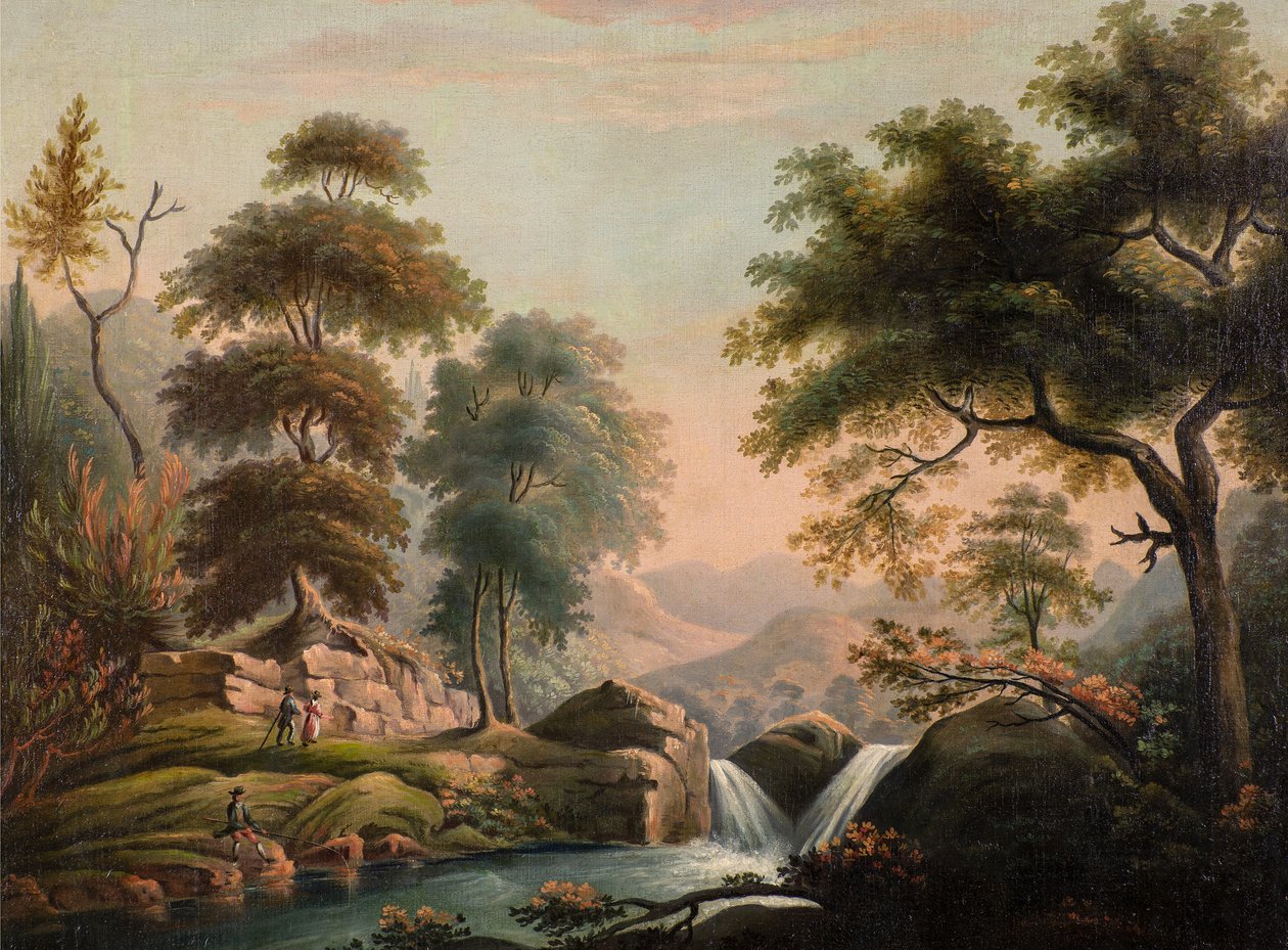 I nærheden af ​​Dalyminy, Llyn, North Wales af William Young