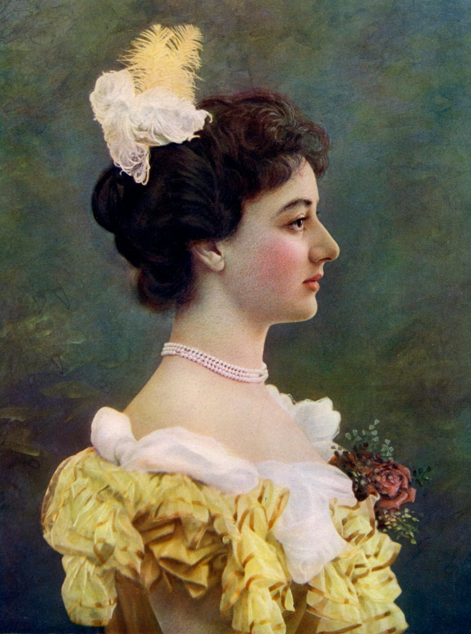 Maud Hoffman, skuespillerinde, 1899-1900. af William and Daniel Downey
