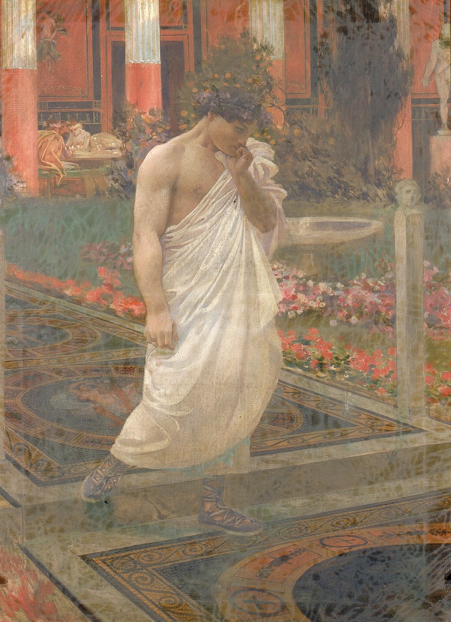 Meditation, 1897. af William de Leftwich Dodge