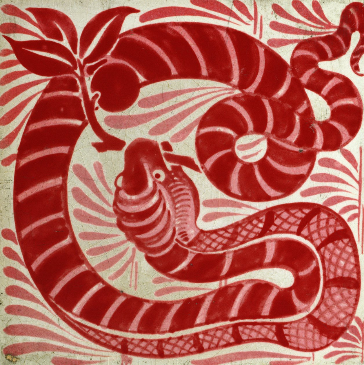 Cobra (keramik) af William de Morgan