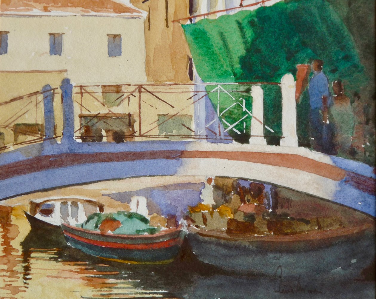 452 Solnedgang - Ponte dei Pugni af Wilson Clive