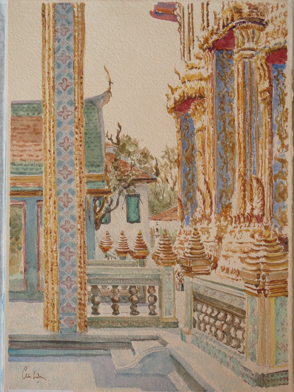 869 Wat Ratchabophit, Bangkok af Wilson Clive