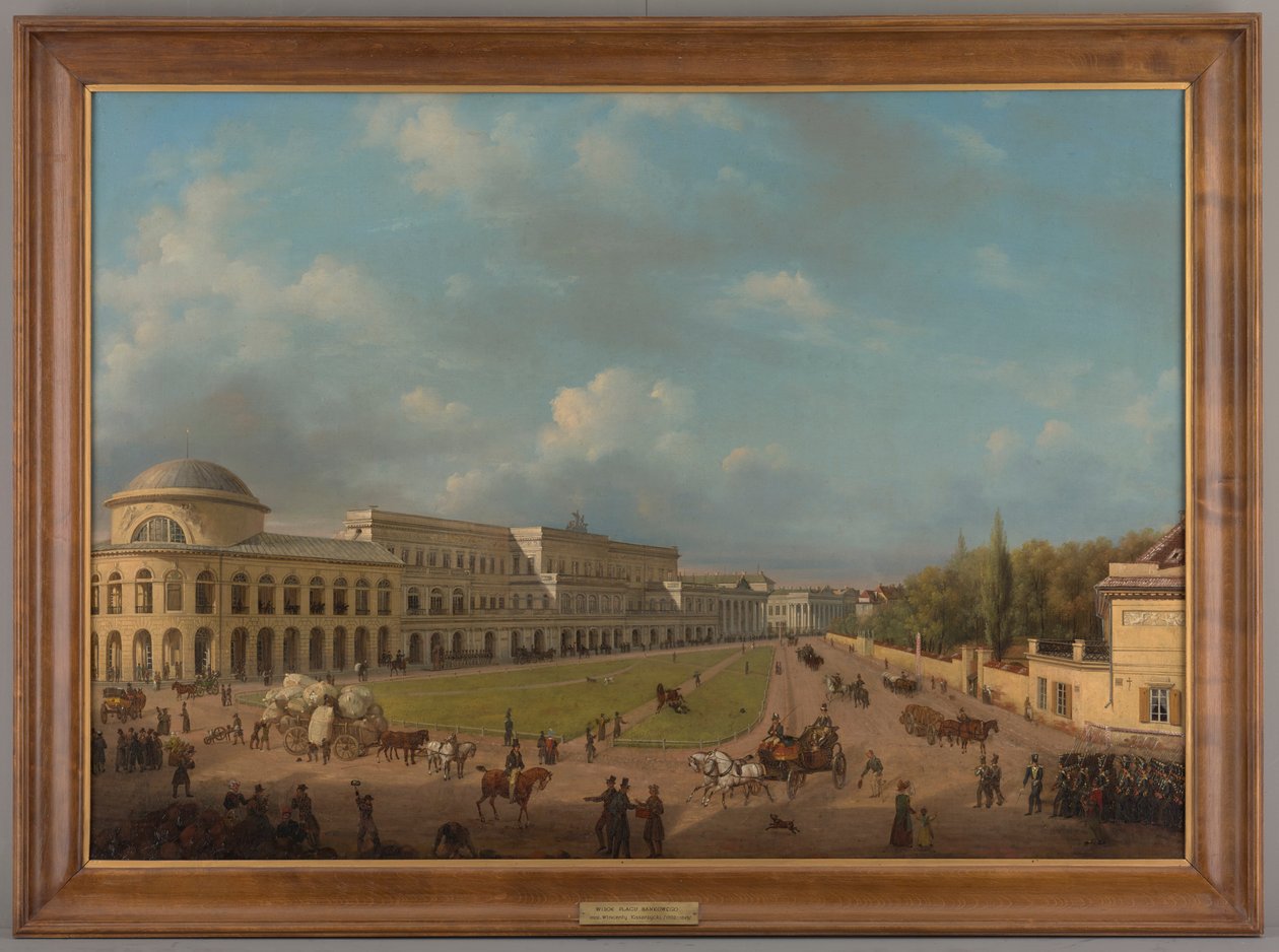 Bank Square, 1833 af Wincenty Kasprzycki