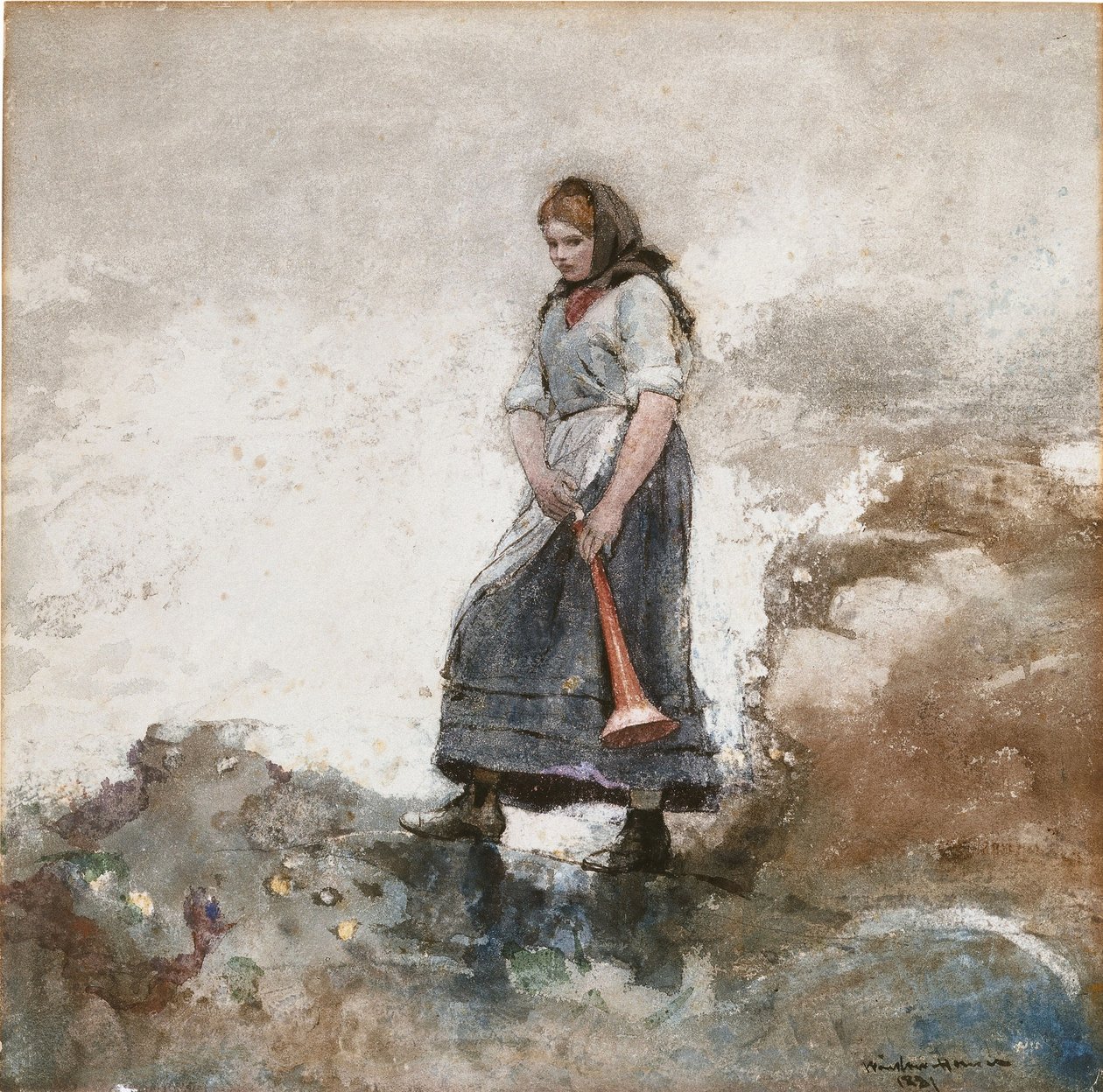 Kystvagterens datter af Winslow Homer