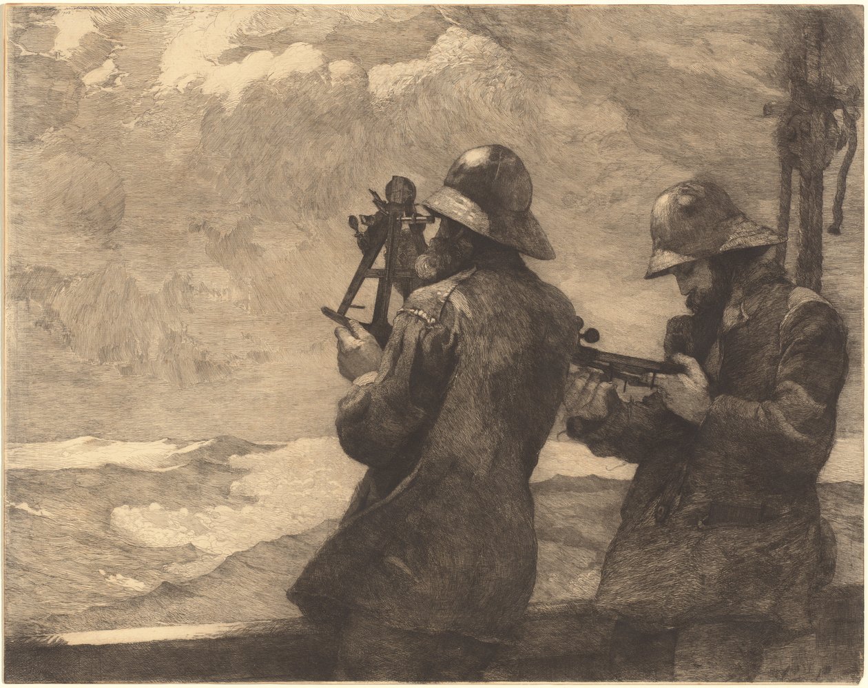 Otte klokker af Winslow Homer