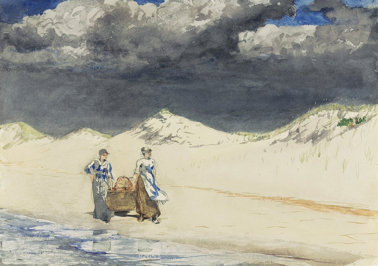 Sand og himmel af Winslow Homer