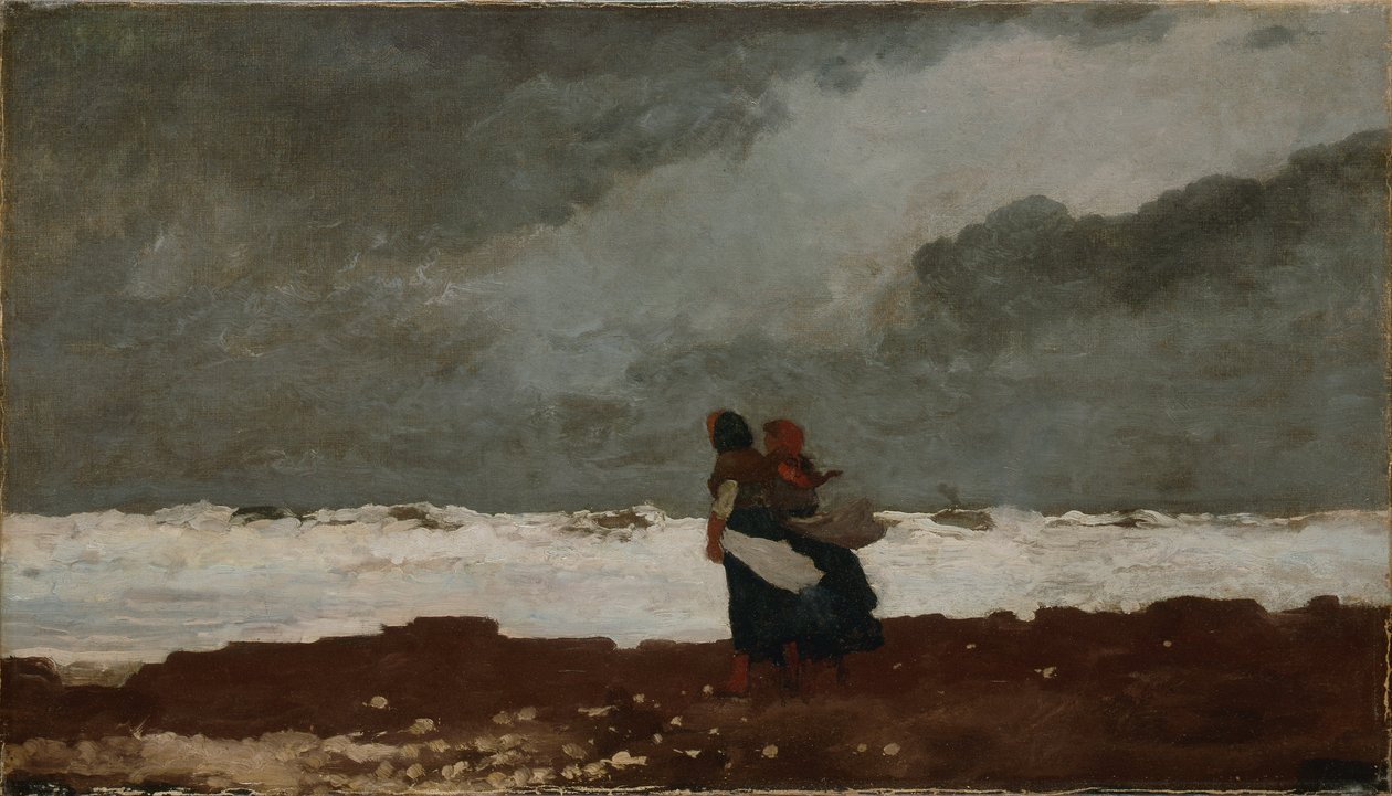 To figurer ved havet af Winslow Homer