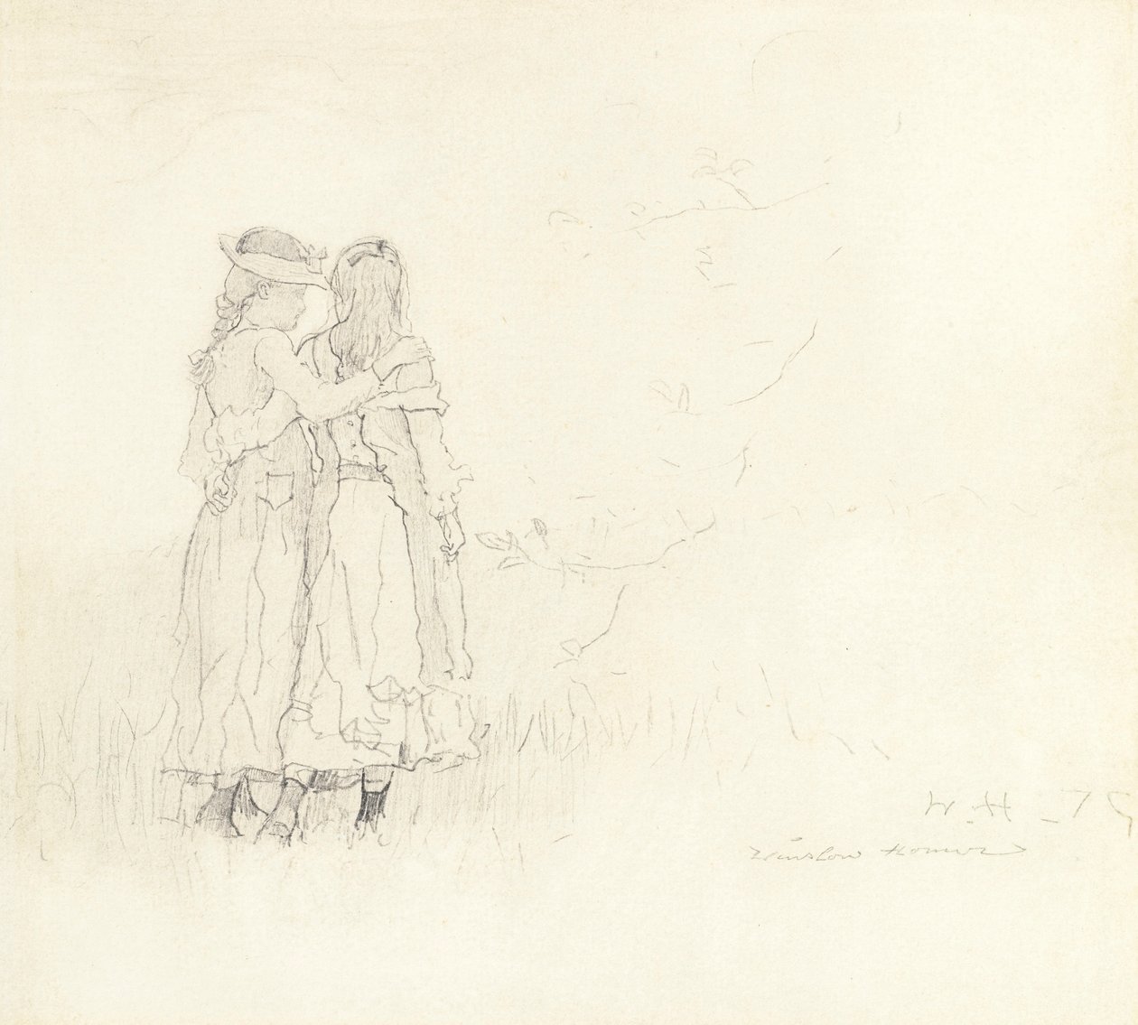To piger af Winslow Homer