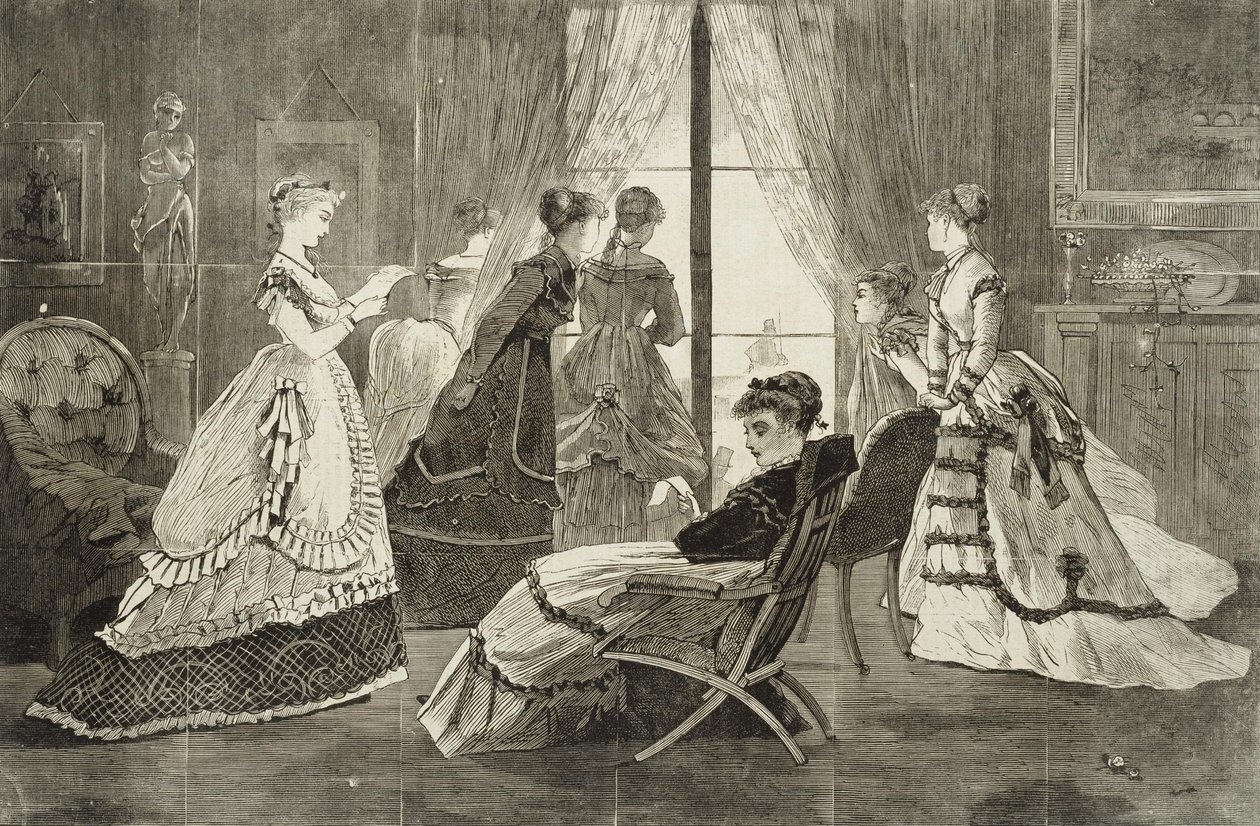 Venter på opkald på nytårsdag af Winslow Homer