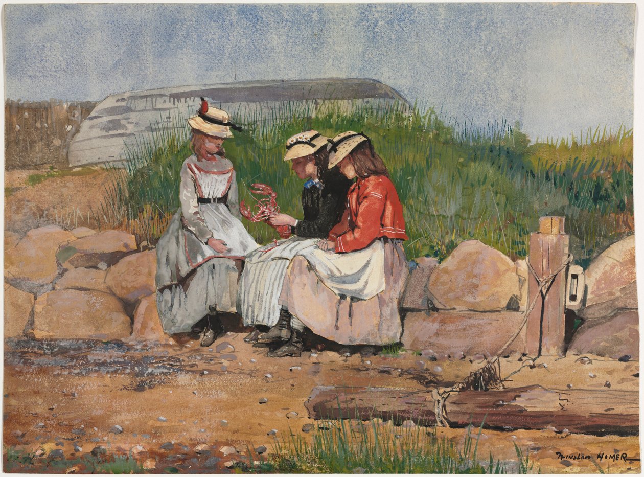 En fiskers datter af Winslow Homer