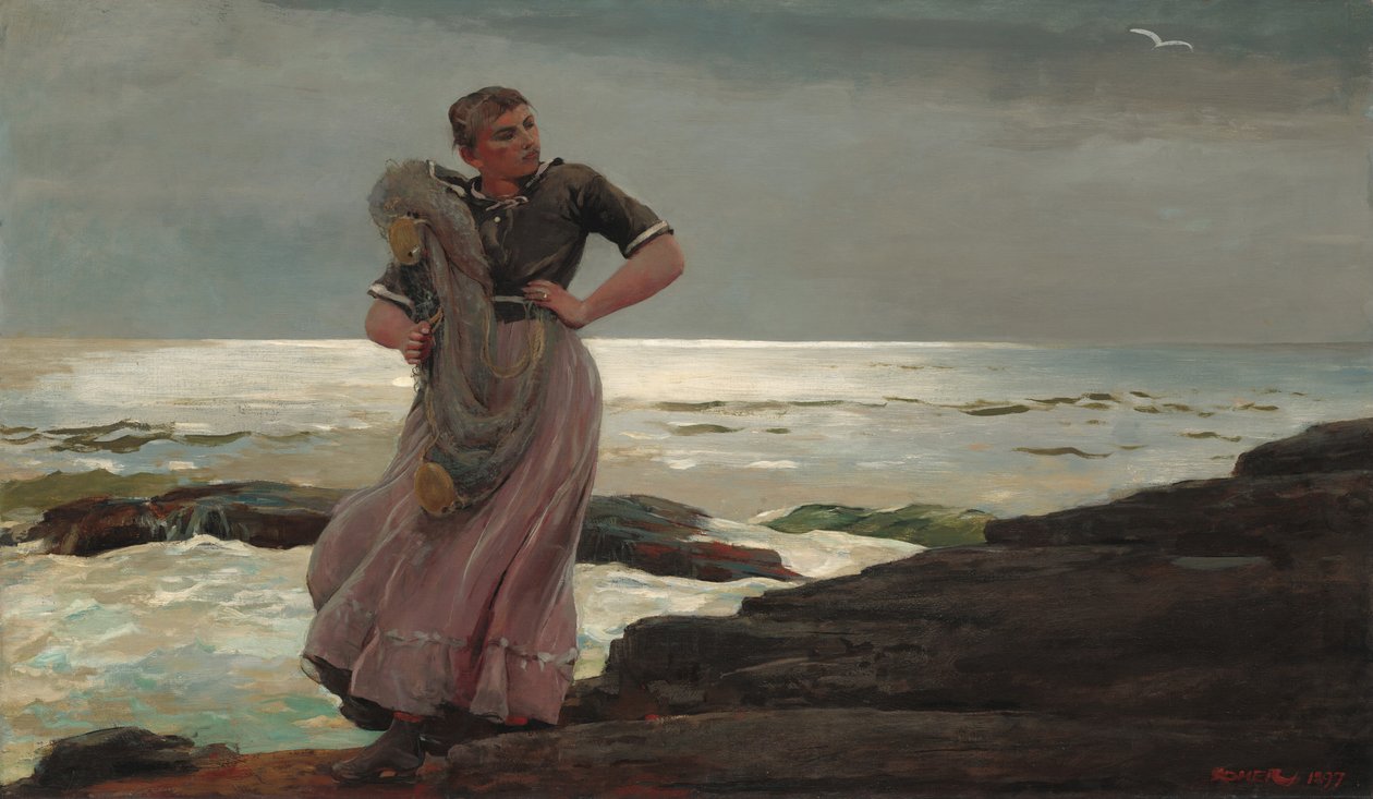 Et lys på havet af Winslow Homer