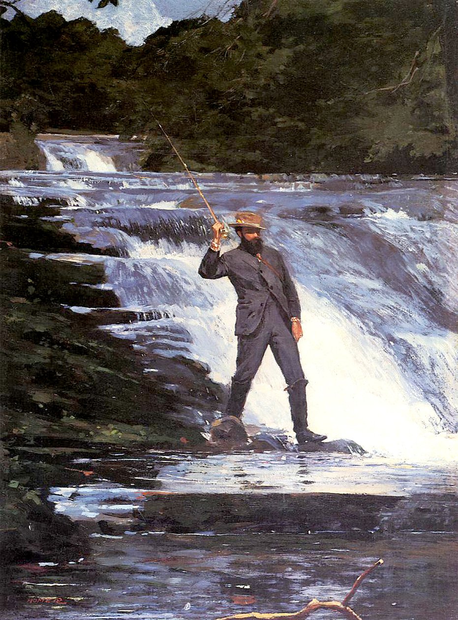 En lystfisker, 1874 af Winslow Homer