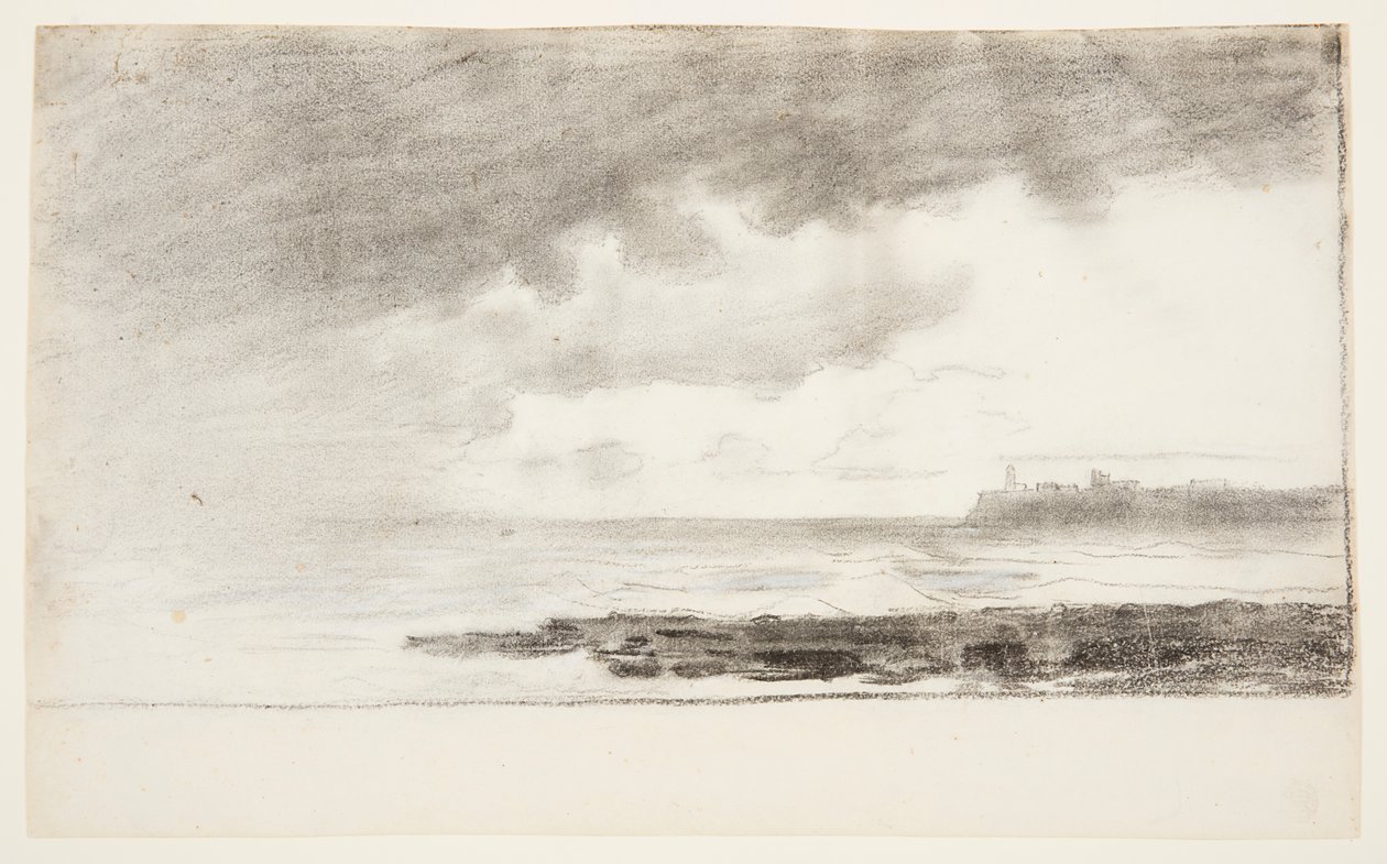 Bugt ved Cullercoats, England af Winslow Homer