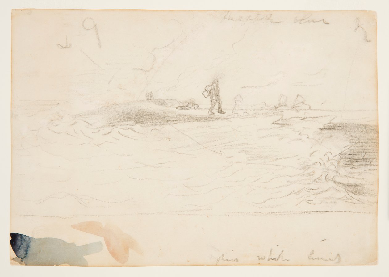 Strandscene, England af Winslow Homer