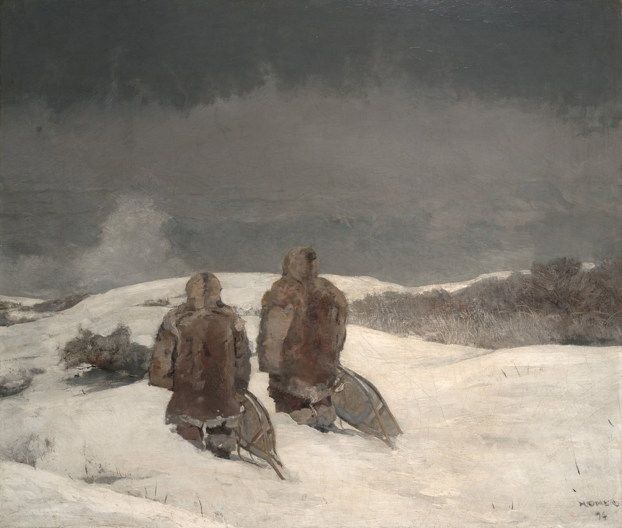 Under nul, 1894 af Winslow Homer