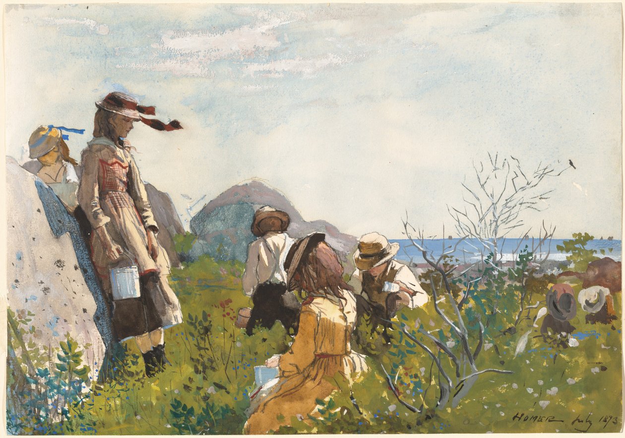 Bærplukkere af Winslow Homer