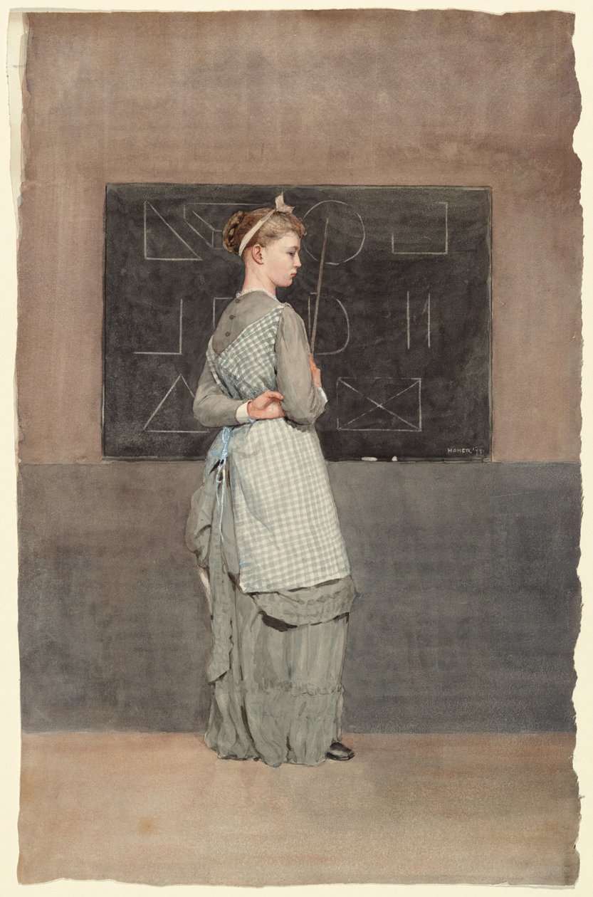 Tavle, 1877. af Winslow Homer