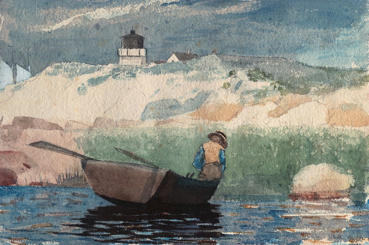 Dreng i båd, Gloucester af Winslow Homer