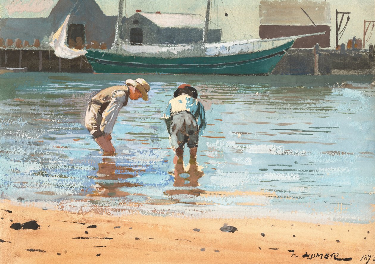 Drenge vader, 1873. af Winslow Homer