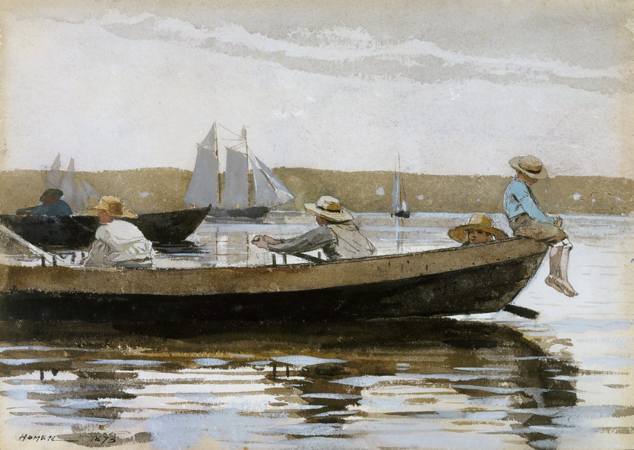 Drenge i en Dory, 1873. af Winslow Homer