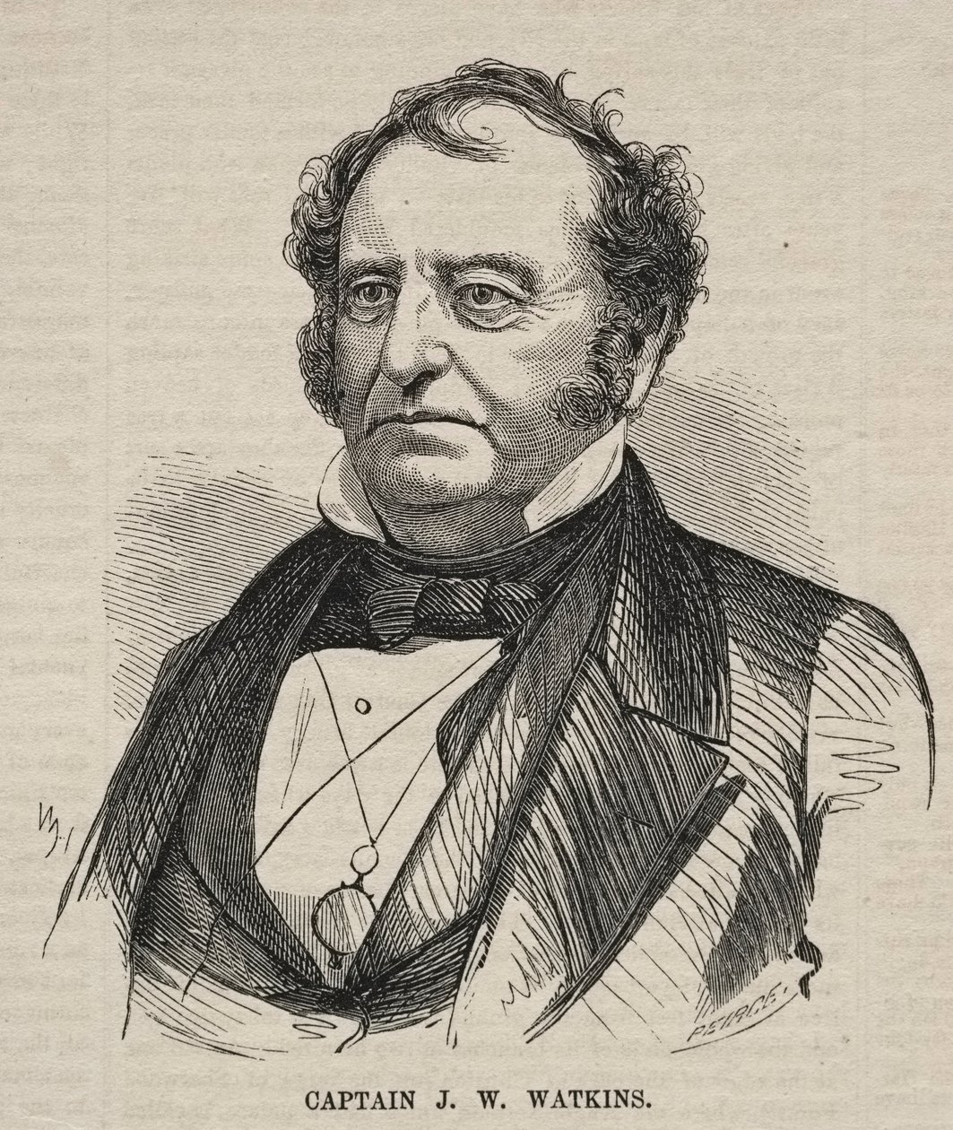 Kaptajn J.W. Watkins, 1857. af Winslow Homer