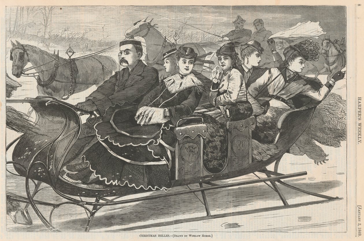 Christmas Belles, fra Harper af Winslow Homer