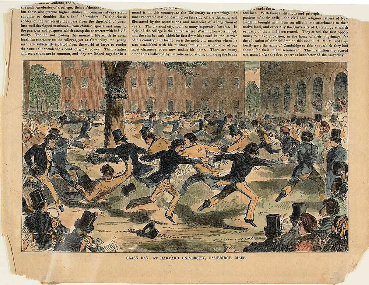 Klassens dag på Harvard University, Cambridge, Massachusetts af Winslow Homer