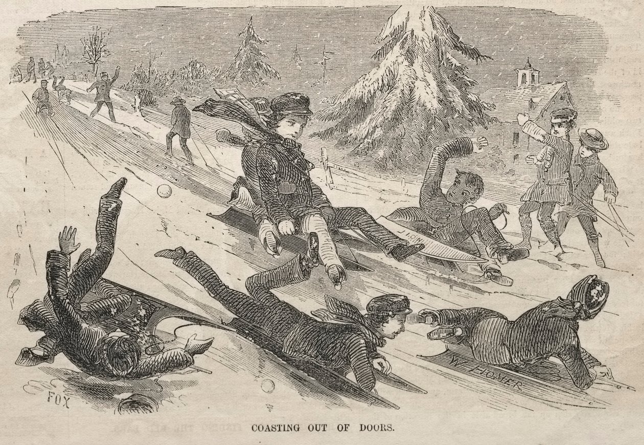 På vej ud af døren af Winslow Homer