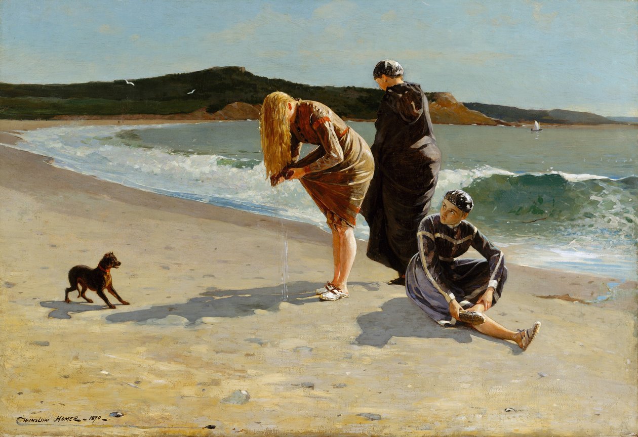 Eagle Head, Manchester, Massachusetts (High Tide) af Winslow Homer
