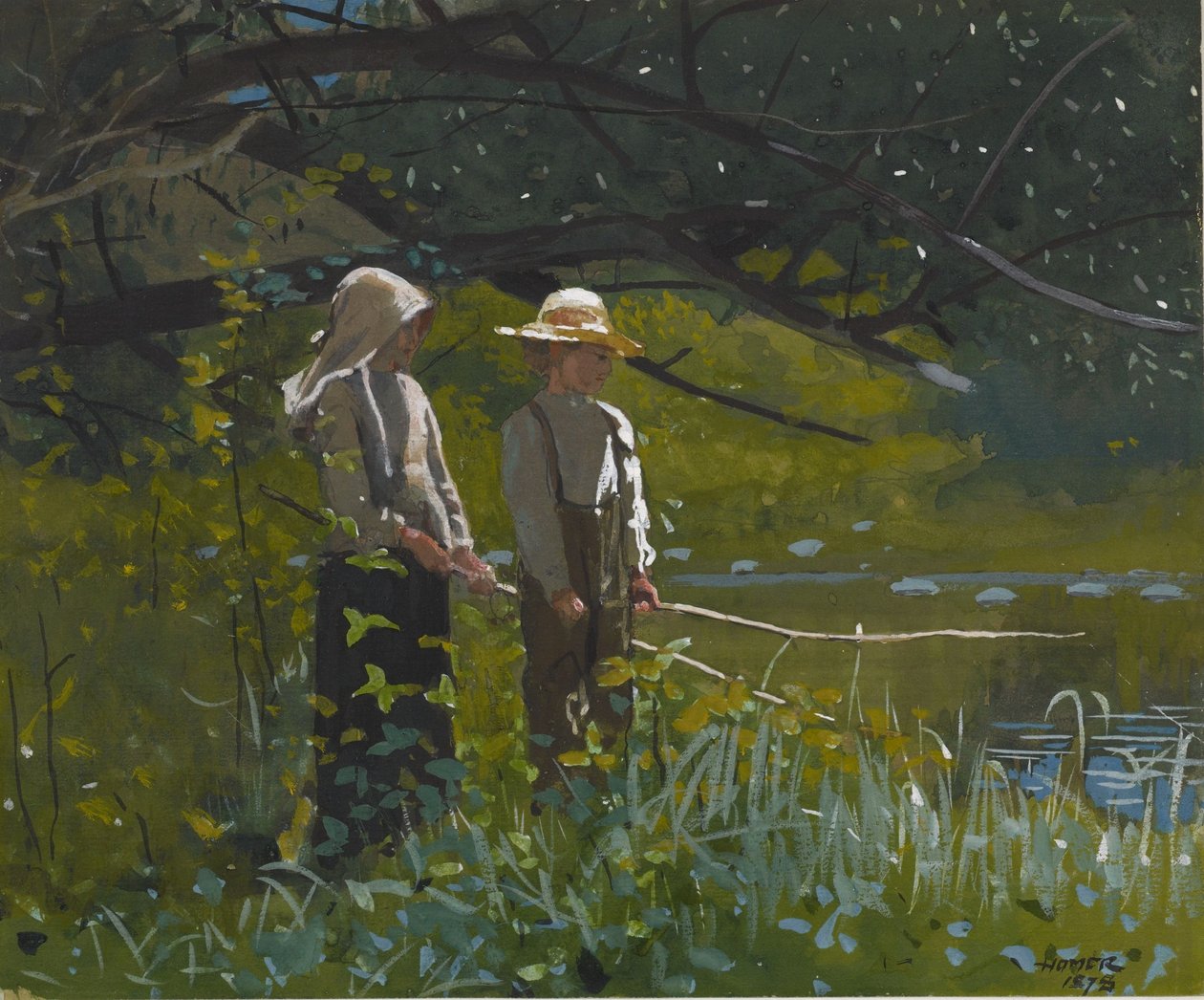 Fiskeri af Winslow Homer