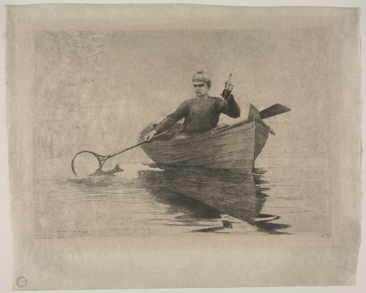 Fluefiskeri af Winslow Homer