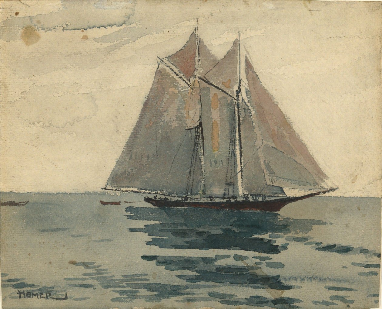 Gloucester skonnert af Winslow Homer