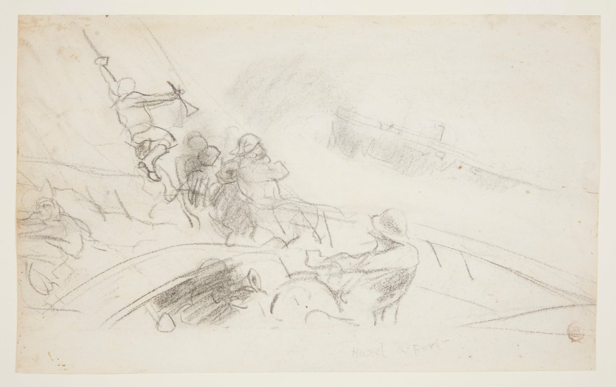 Hard-a-Port af Winslow Homer