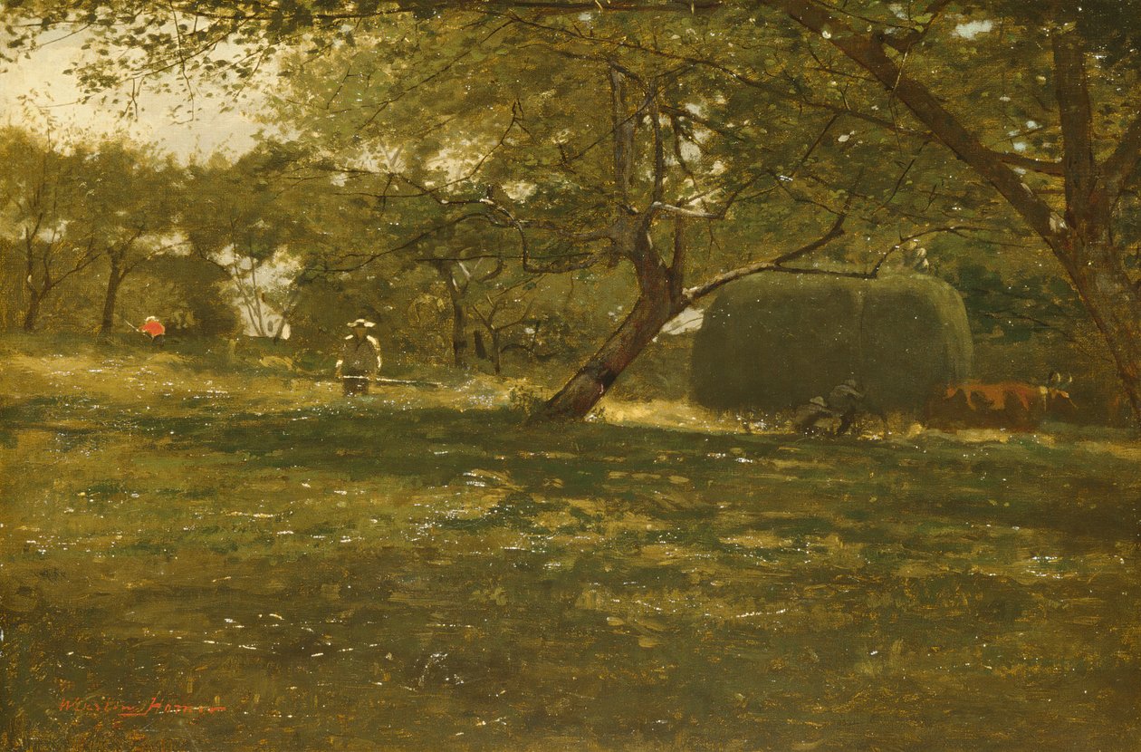 Høstscene, ca. 1873. af Winslow Homer