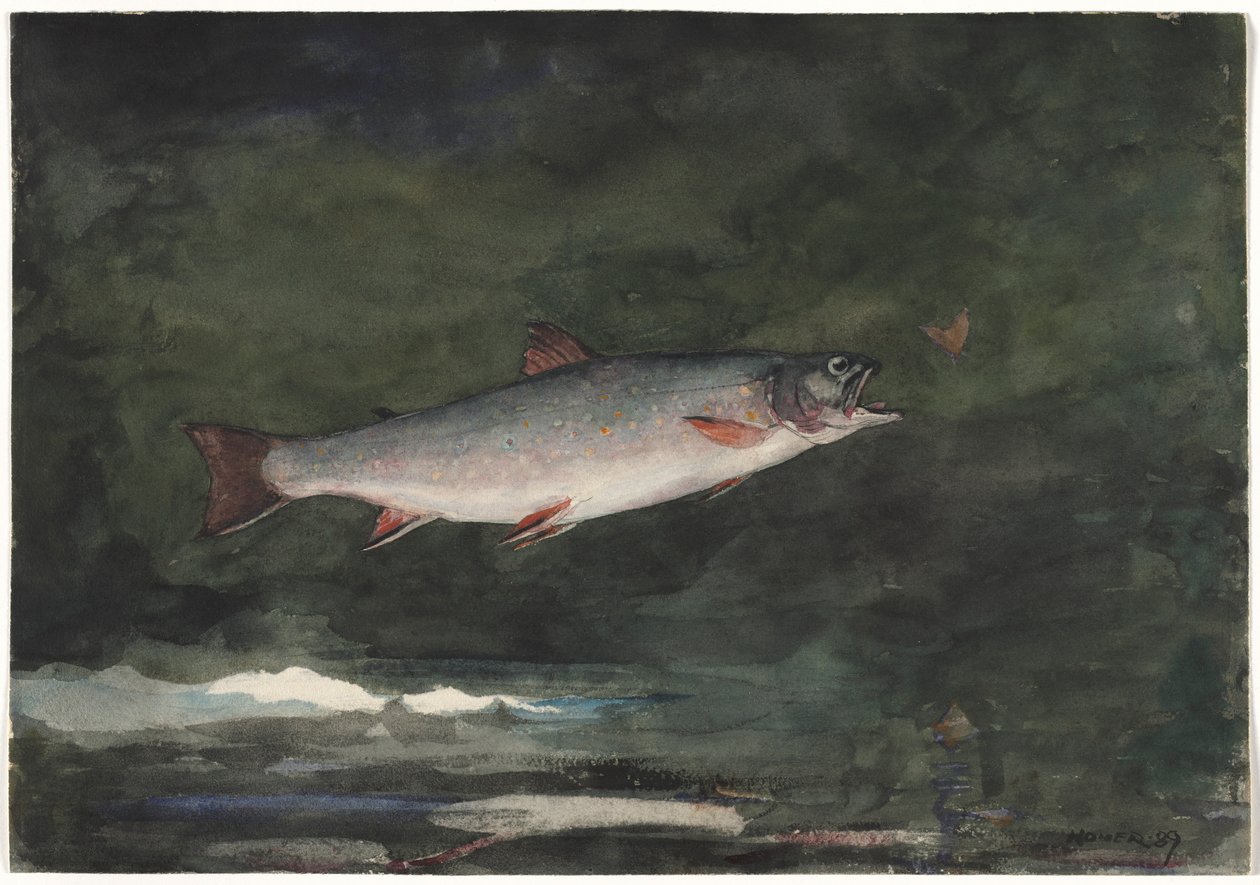 Springørred, 1889. af Winslow Homer