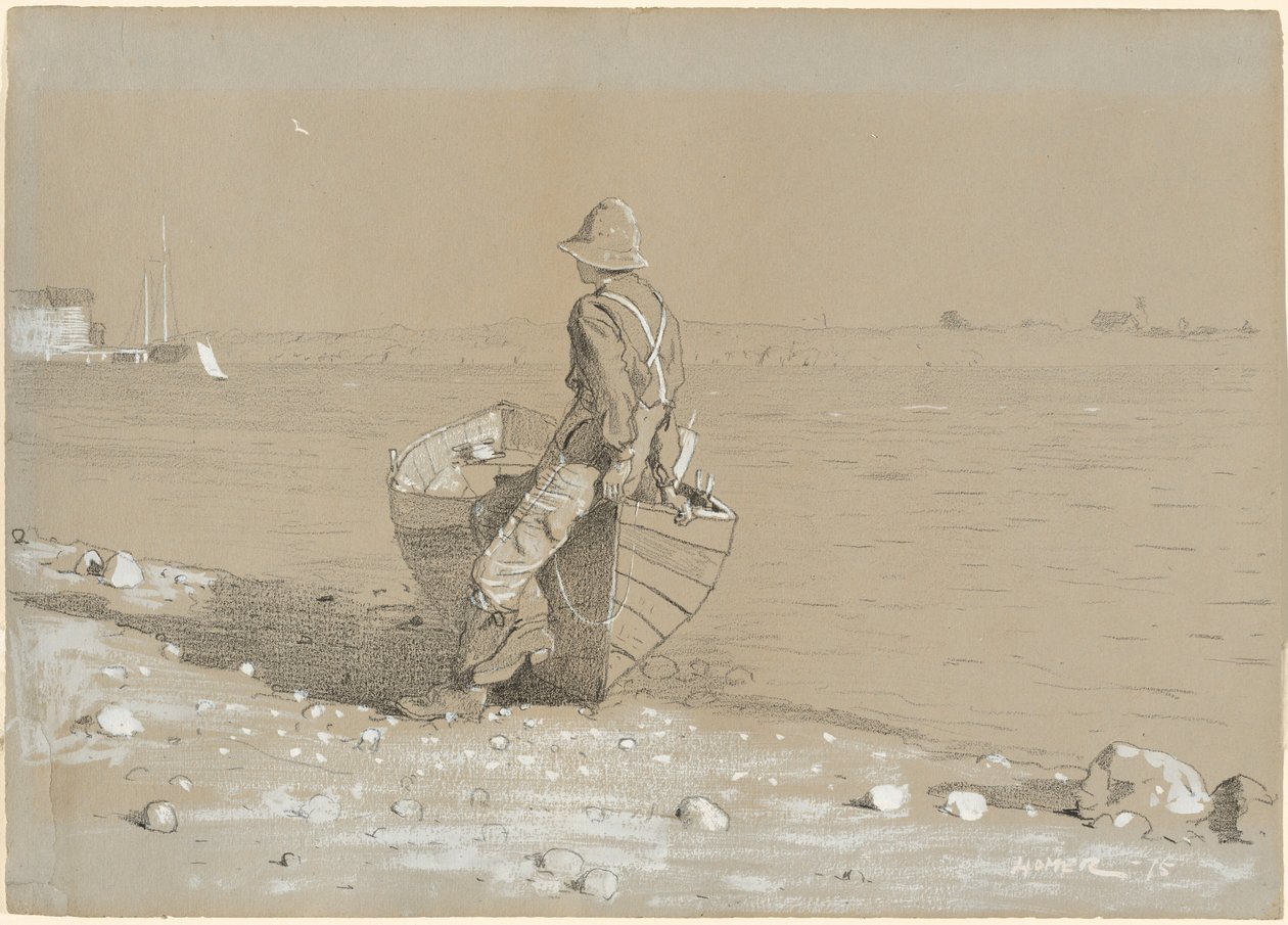 Ser ud, 1875. af Winslow Homer