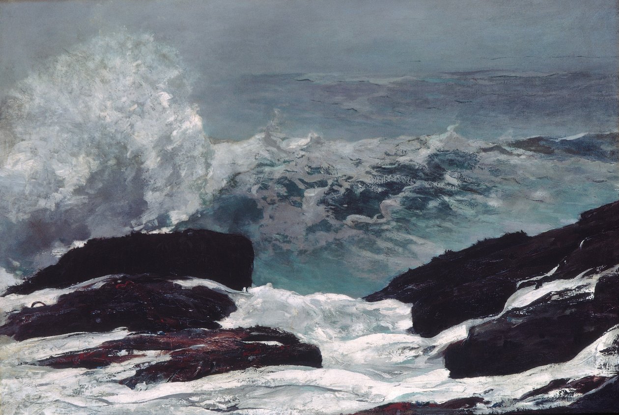 Maine kyst af Winslow Homer